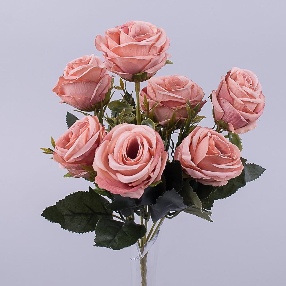 Искусственные цветы Букет розы жатые (1469-1)