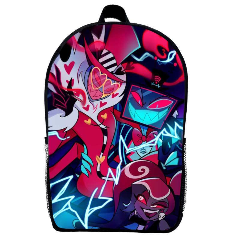 Школьный рюкзак Hazbin Hotel 011 39х27х14 см 14 л Черный (2356728228)