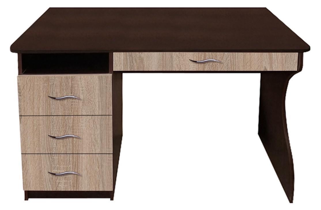 Стол компьютерный МАКСИ-МЕбель Вираж плюс Венге магия/Дуб сонома (8143)
