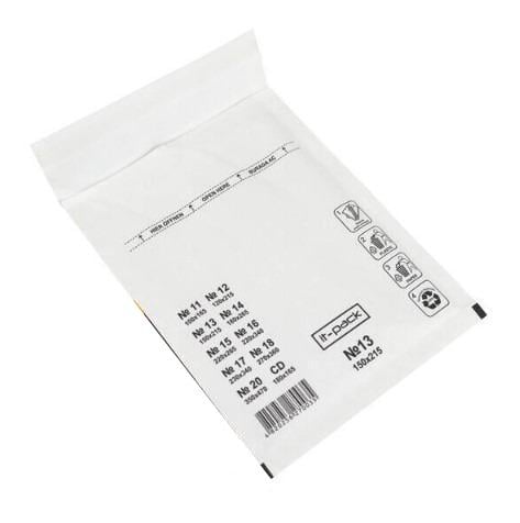 Конверт бандерольный с пупыркой C13 150х215 мм 100 шт. Белый