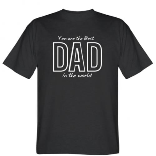 Футболка мужская Best dad S Черный (7468519-2-142367-S)