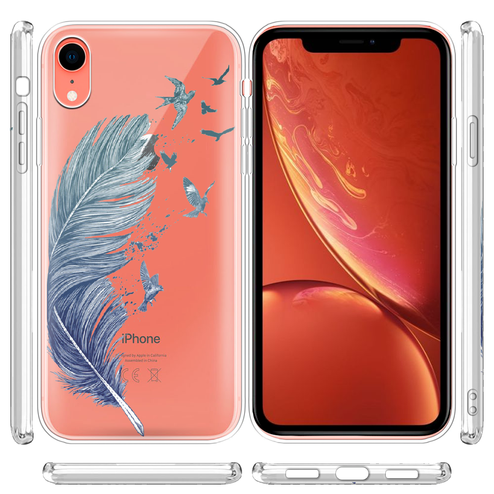 Чохол Boxface iPhone XR Feather Прозорий силікон (35417-cc38-35417) - фото 3