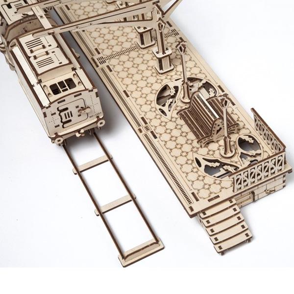 3D пазл механічний UGEARS «Перон» - фото 4 3D пазл механічний UGEARS «Перон» - фото 4