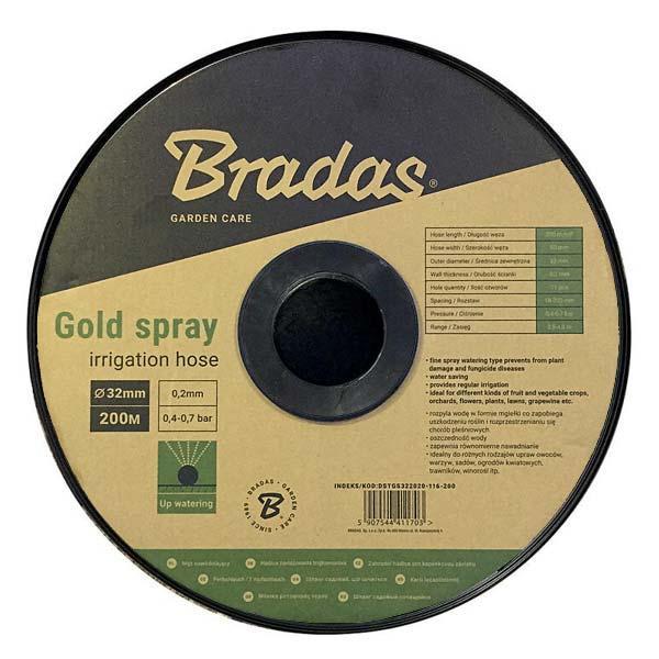 Лента оросительная Bradas 200 м Ø 32 мм/18-м/2,5-4,0 м 116 л/ч Gold Spray