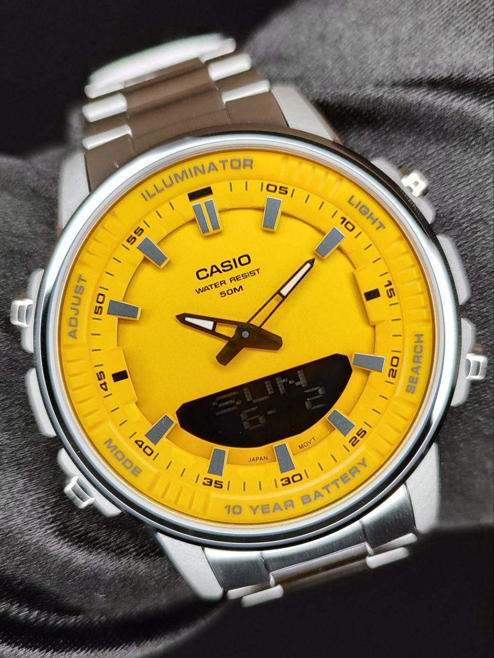 Наручные часы мужские Casio AMW-880D-9A Casio Collection со стальным корпусом/подсветкой Золотой (2671146870) Наручные часы мужские Casio AMW-880D-9A Casio Collection со стальным корпусом/подсветкой Золотой (2671146870)