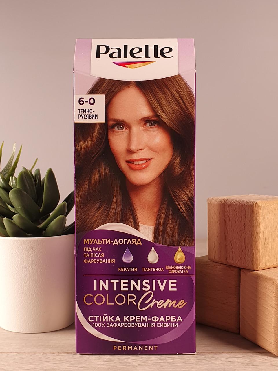 Крем-краска для волос Schwarzkopf Palette тон 50 мл Темно-русый 6-0 (1881794071)