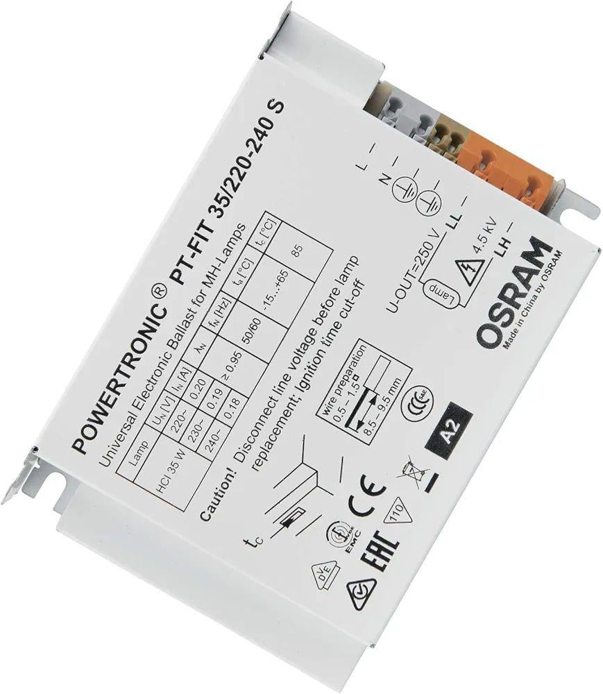 Апарат пускорегулювальний електронний OSRAM PT-FIT 35/220-240 S 43 W (31726236) Апарат пускорегулювальний електронний OSRAM PT-FIT 35/220-240 S 43 W (31726236)