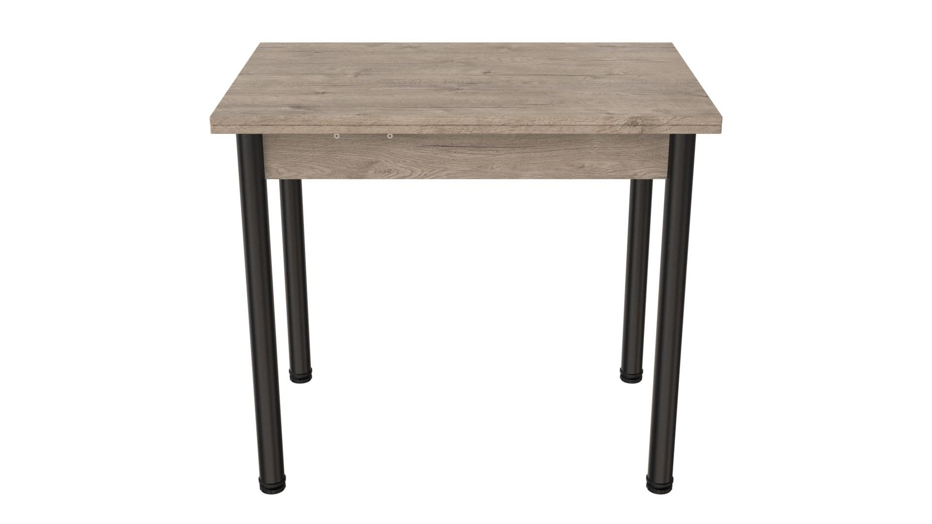 Обеденный стол-трансформер Ferrum-decor Берта металл/ДСП 16 мм 750x1400x900 мм Черный/Дуб Сан-Марино (FRD-105179) - фото 7 Обеденный стол-трансформер Ferrum-decor Берта металл/ДСП 16 мм 750x1400x900 мм Черный/Дуб Сан-Марино (FRD-105179) - фото 7