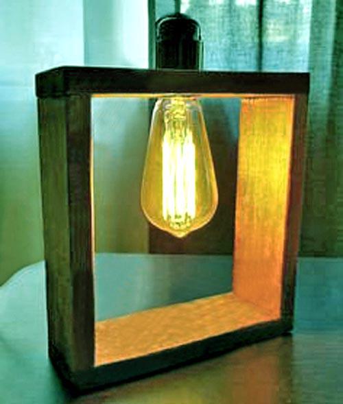 Світильник настінний з дерева Покахонтас Мускат (БРА-005407)