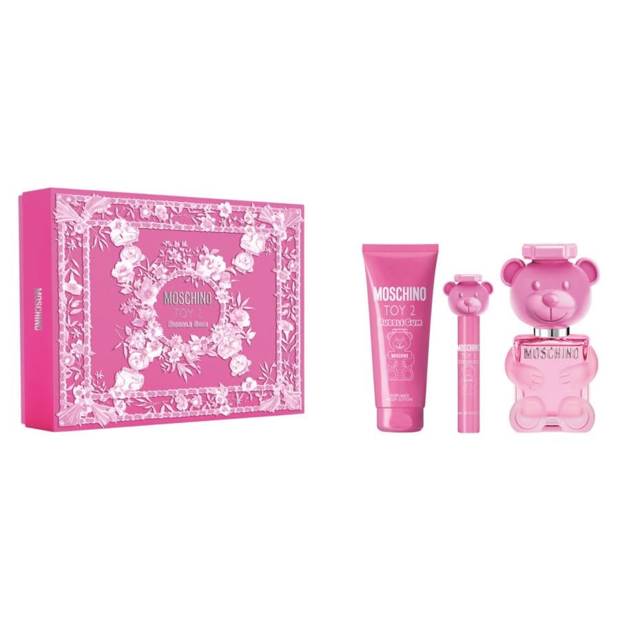Подарочный набор для женщин Moschino Toy 2 Bubble Gum edt 100 мл/edt 10 мл и b/l 100 мл (381796)