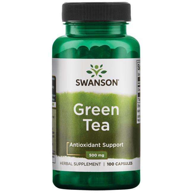 Зелений чай Swanson Green Tea 500 мг 100 Caps