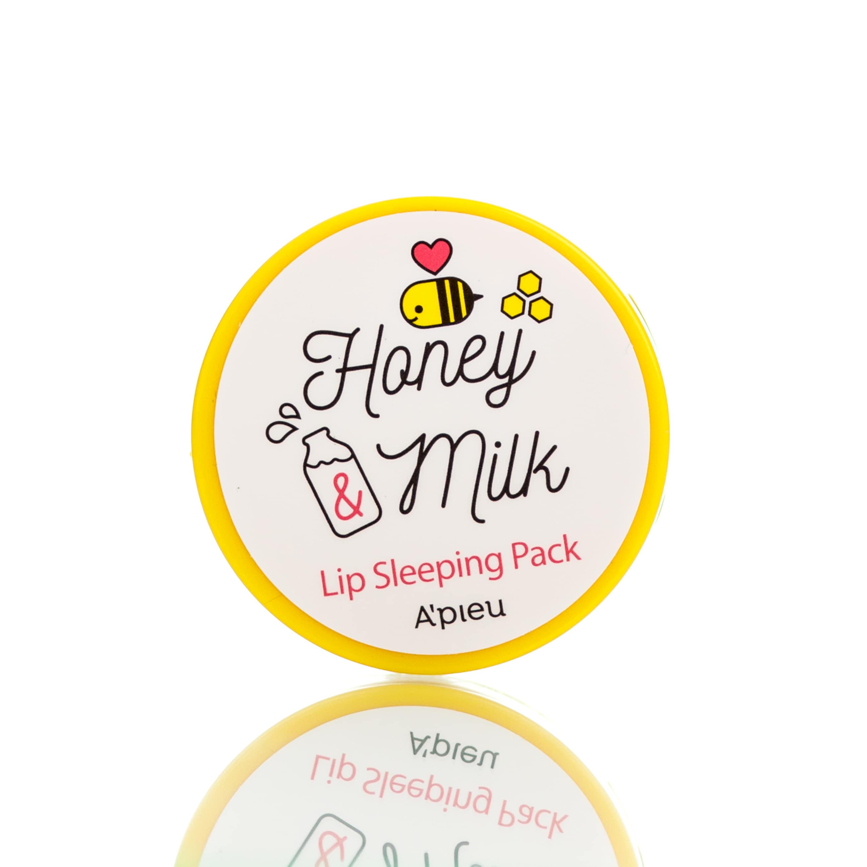 Маска ночная для губ с медом A'Pieu Honey & Milk Lip Sleeping Pack 6,7 г