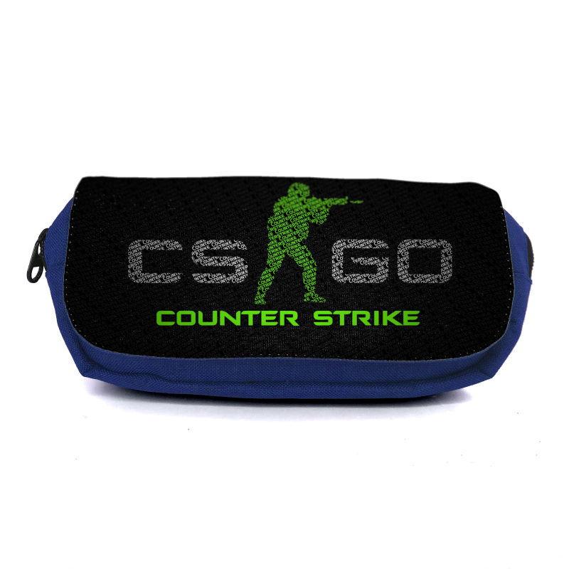 Пенал школьный Контр Забастовка CSGO-0018 Синий (1442383514)
