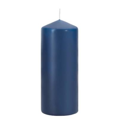 Свічка циліндр Bispol 6х15 см Темно-синій (27658)
