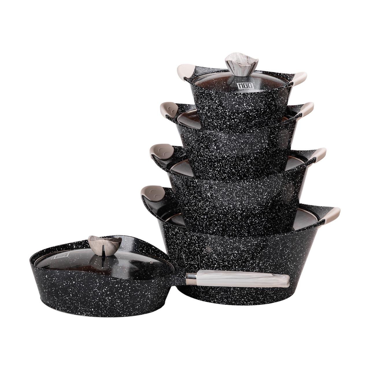 Набор посуды MGC из 5 предметов алюминий толстое дно - фото 7