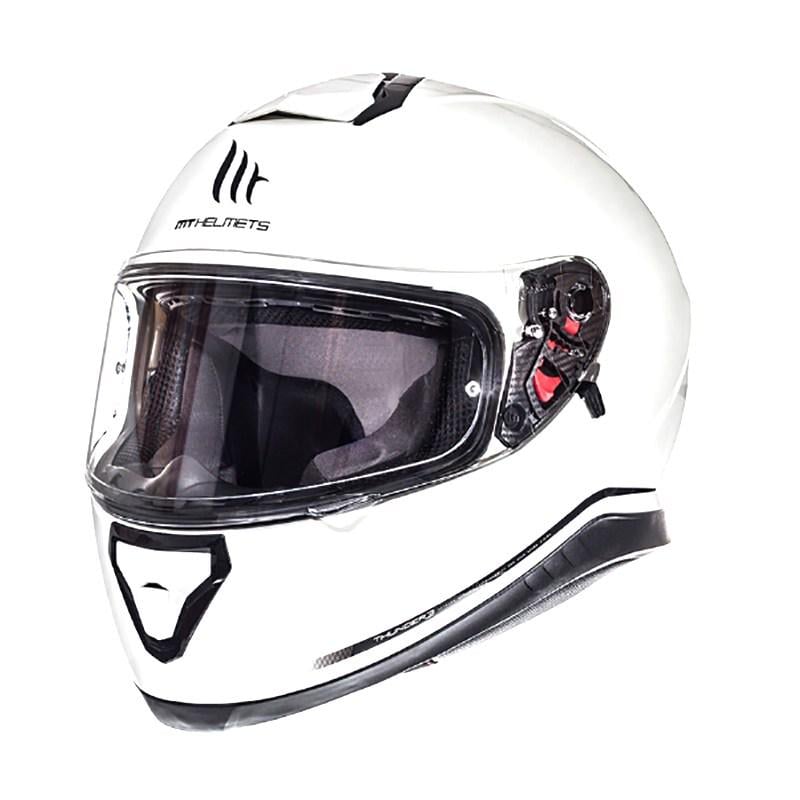 Мотошлем MT HELMETS Thunder 3 SV Solid XS White (28569)