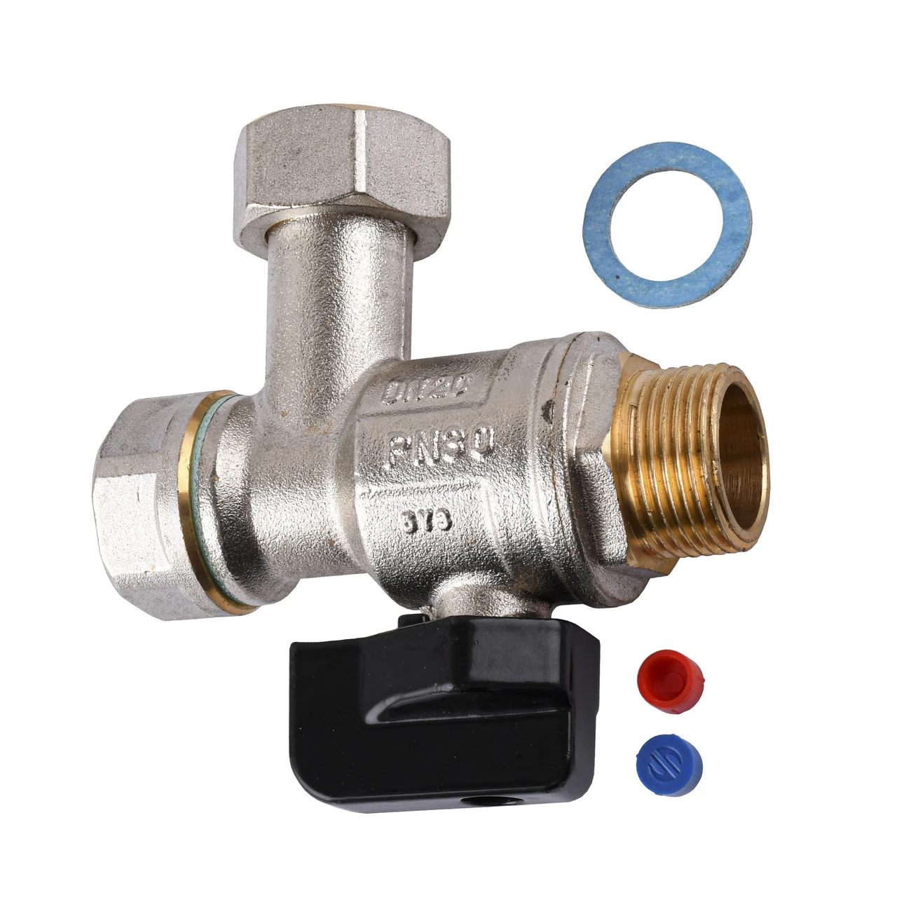 Кран шаровой котловый 3/4" Arco 150824 угловой с накидной гайкой with filter (1200000216)