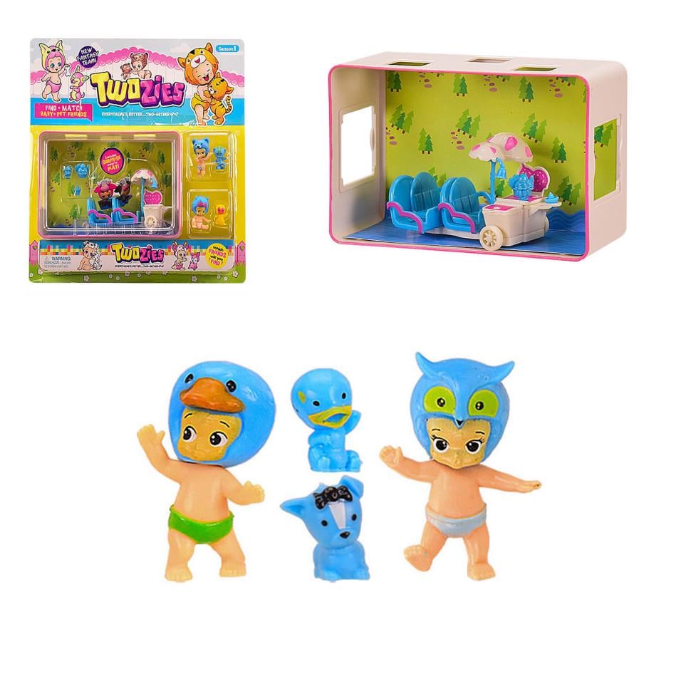 Ігровий набір Metr+ 23530-3 TwoZies 4 фігурки (RLT21280s26286)