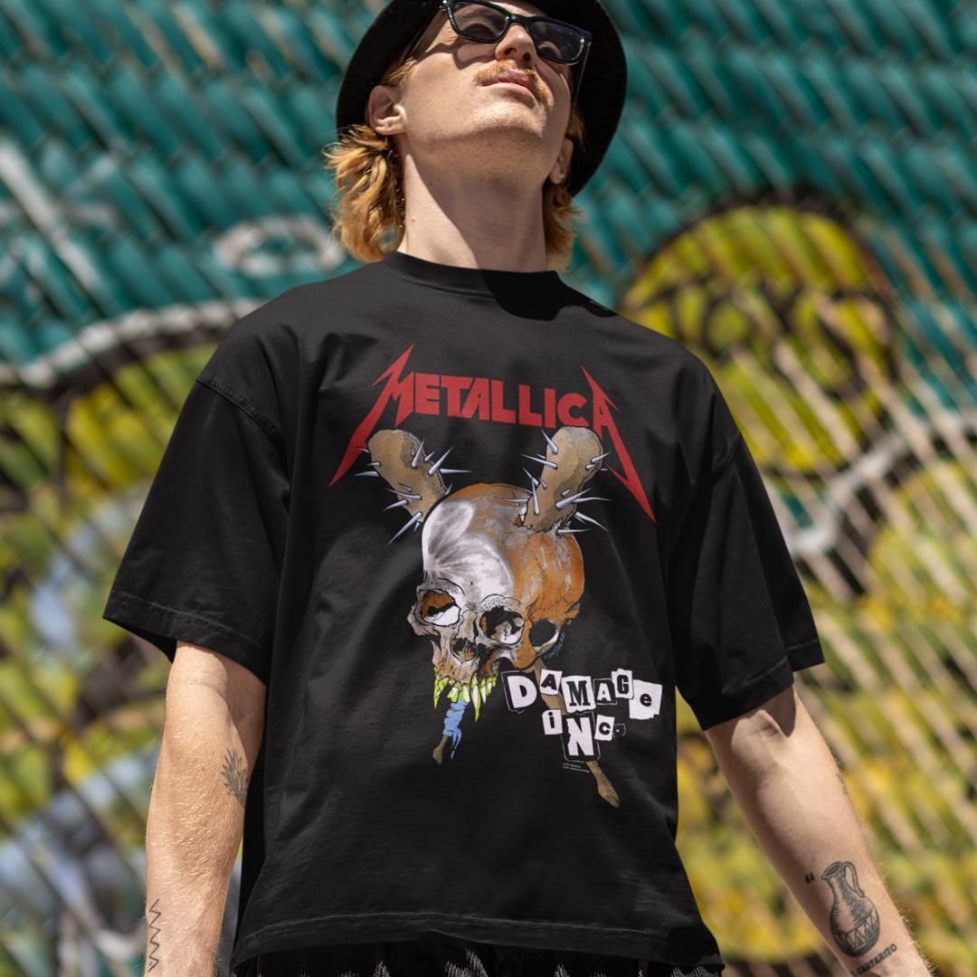 Футболка унисекс Metallica Damage Inc L Черный (32700814)