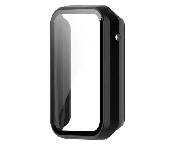 Чехол с защитным стеклом Protective Cover with Glass для Xiaomi Mi Band 7 Pro Черный