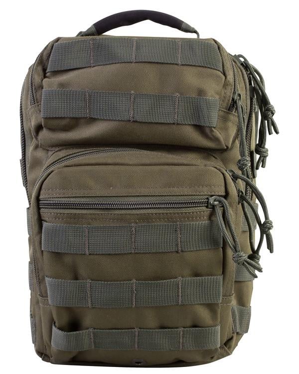 Рюкзак однолямочный Kombat UK Mini Molle Recon Shoulder Bag (kb-mmrsb-olgr yavs L)