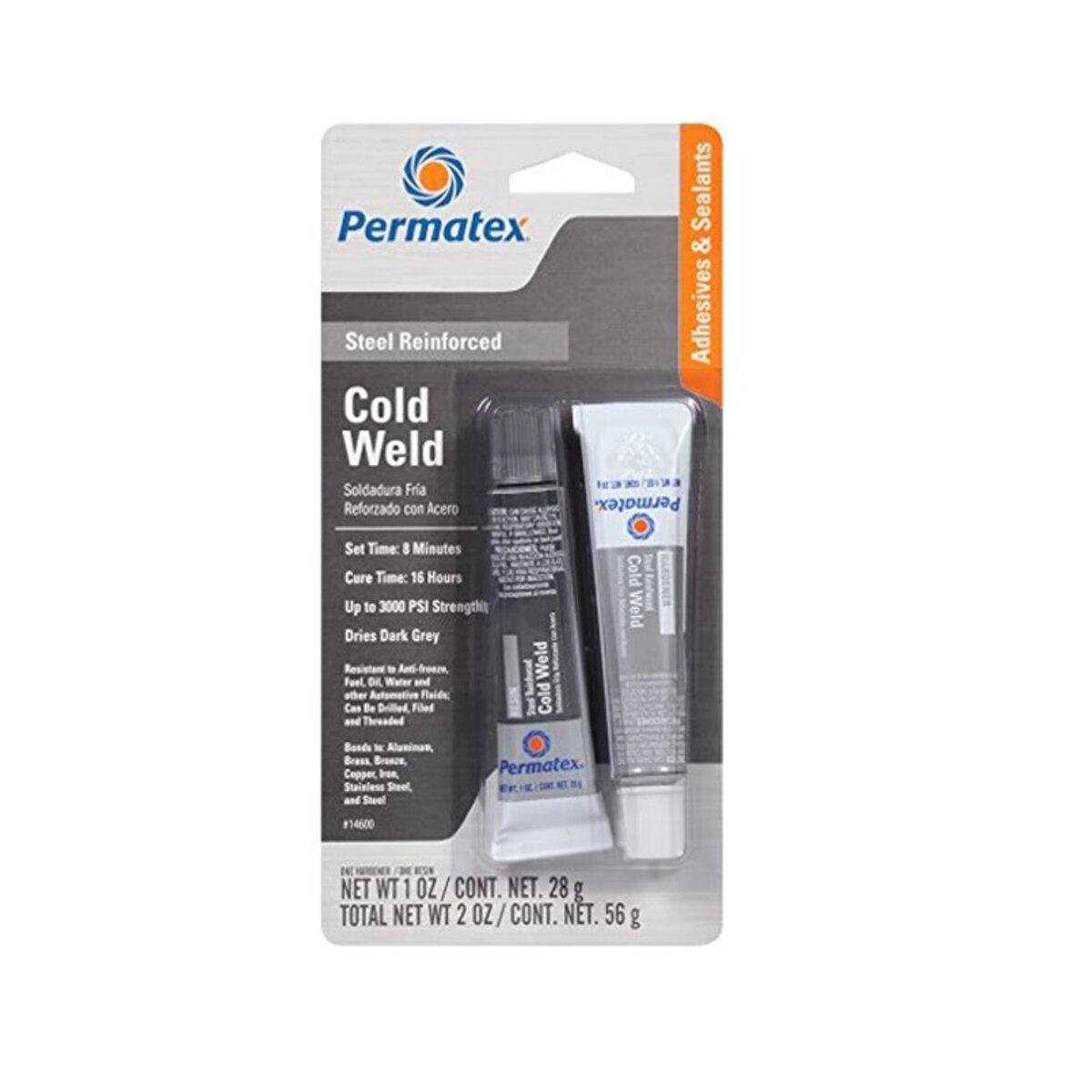 Сварка холодная Permatex 8 Minute Cold Weld компаунд для металла быстрое соединение и заливка 56 г (14600)