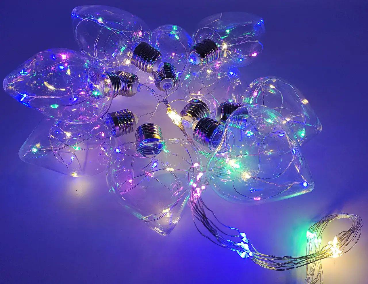 Штора сердца 3 м 10 сердец (14078SER)