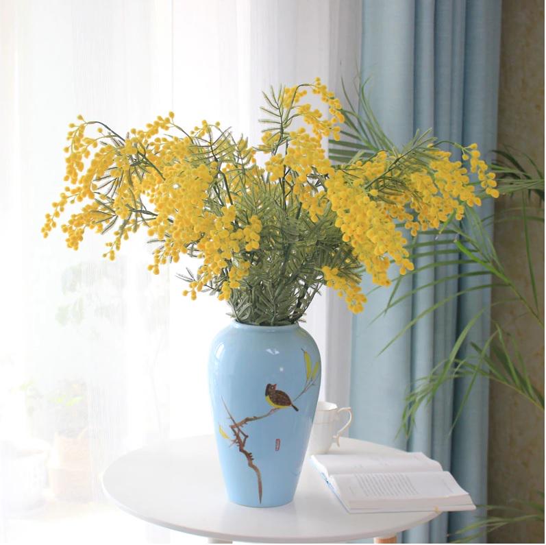 Мимоза ветка искусственная Indigo 86 см (9191А) - фото 6 Мимоза ветка искусственная Indigo 86 см (9191А) - фото 6