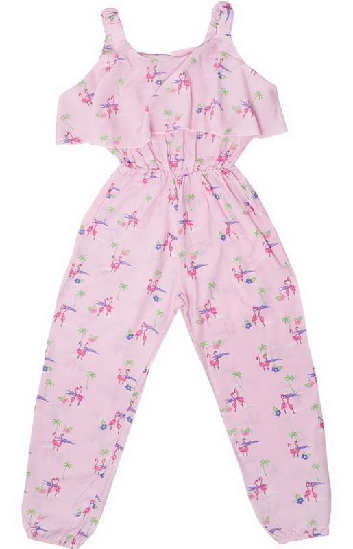 Комбинезон детский хлопковый для девочки Gabbi Лето 104 см Розовый (11572) Комбинезон детский хлопковый для девочки Gabbi Лето 104 см Розовый (11572)