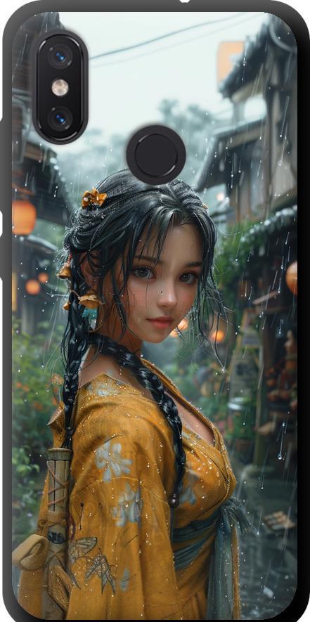 Чехол на Xiaomi Mi8 Anime-girl (6133b-1499-42517)