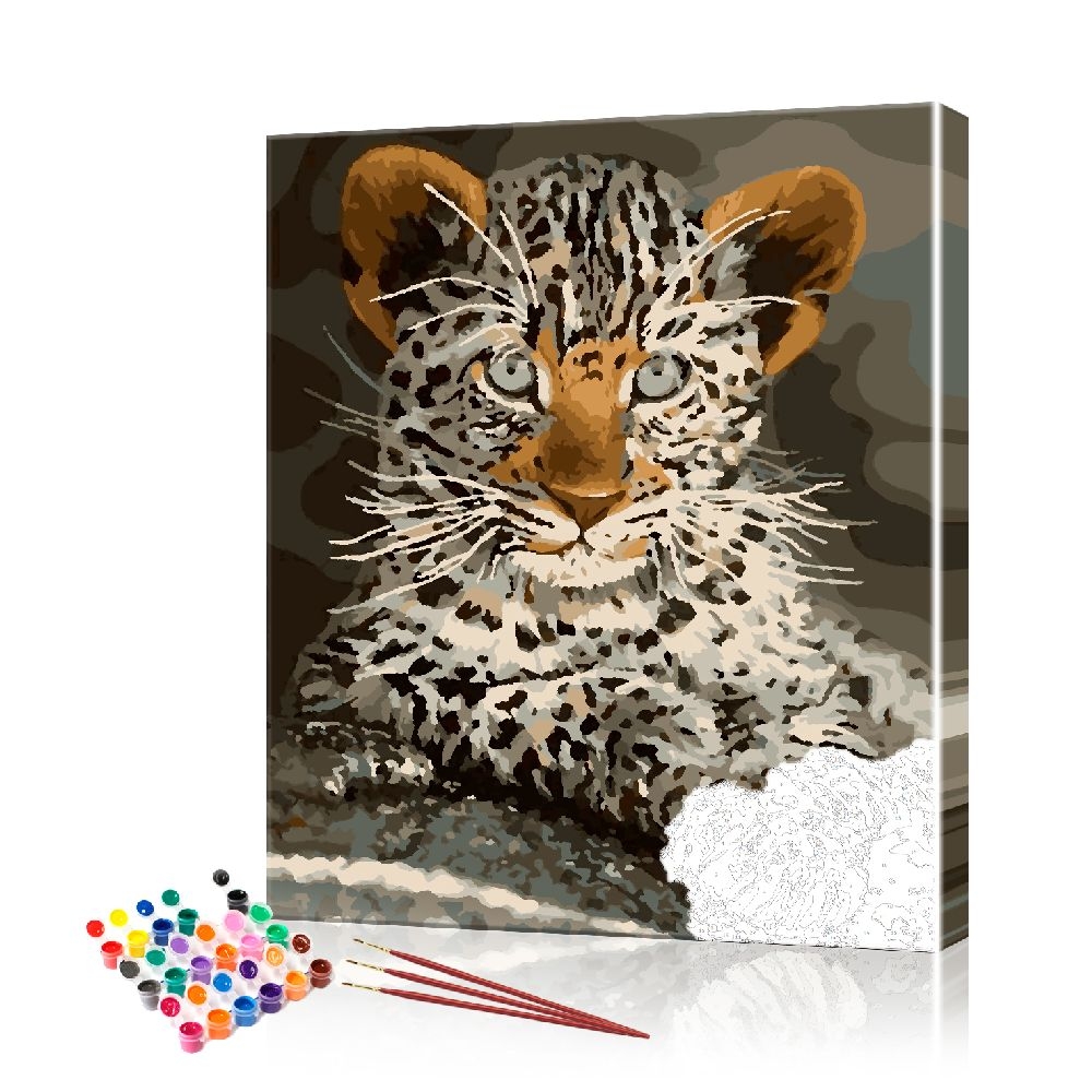Картина по номерам ArtSale Маленький ягуар PBN0855 40х50 см