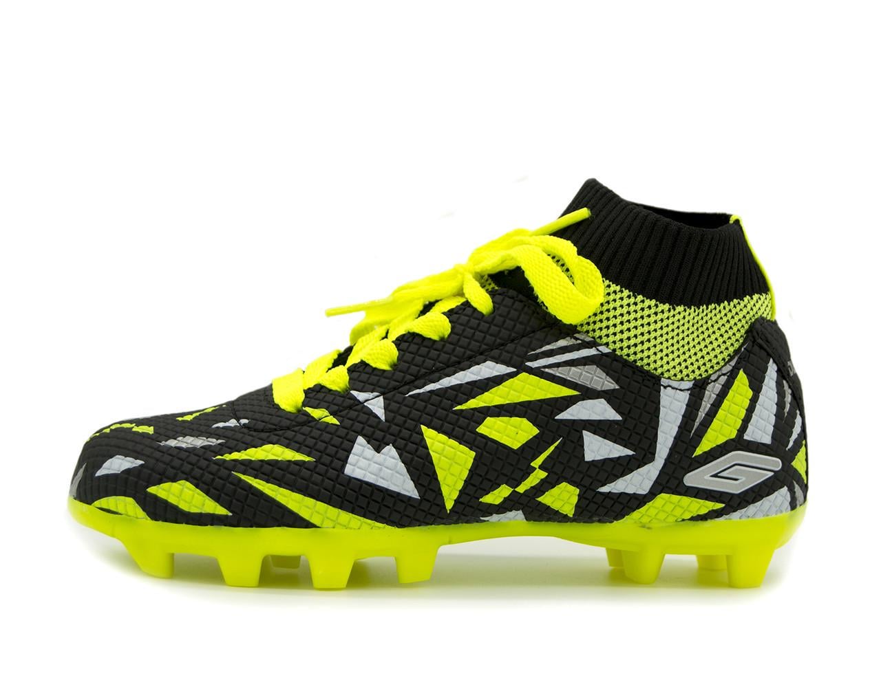 Бутси дитячі Dugana KRA2023 14 р. 34/22 см Чорно-салатовий (2426519564)