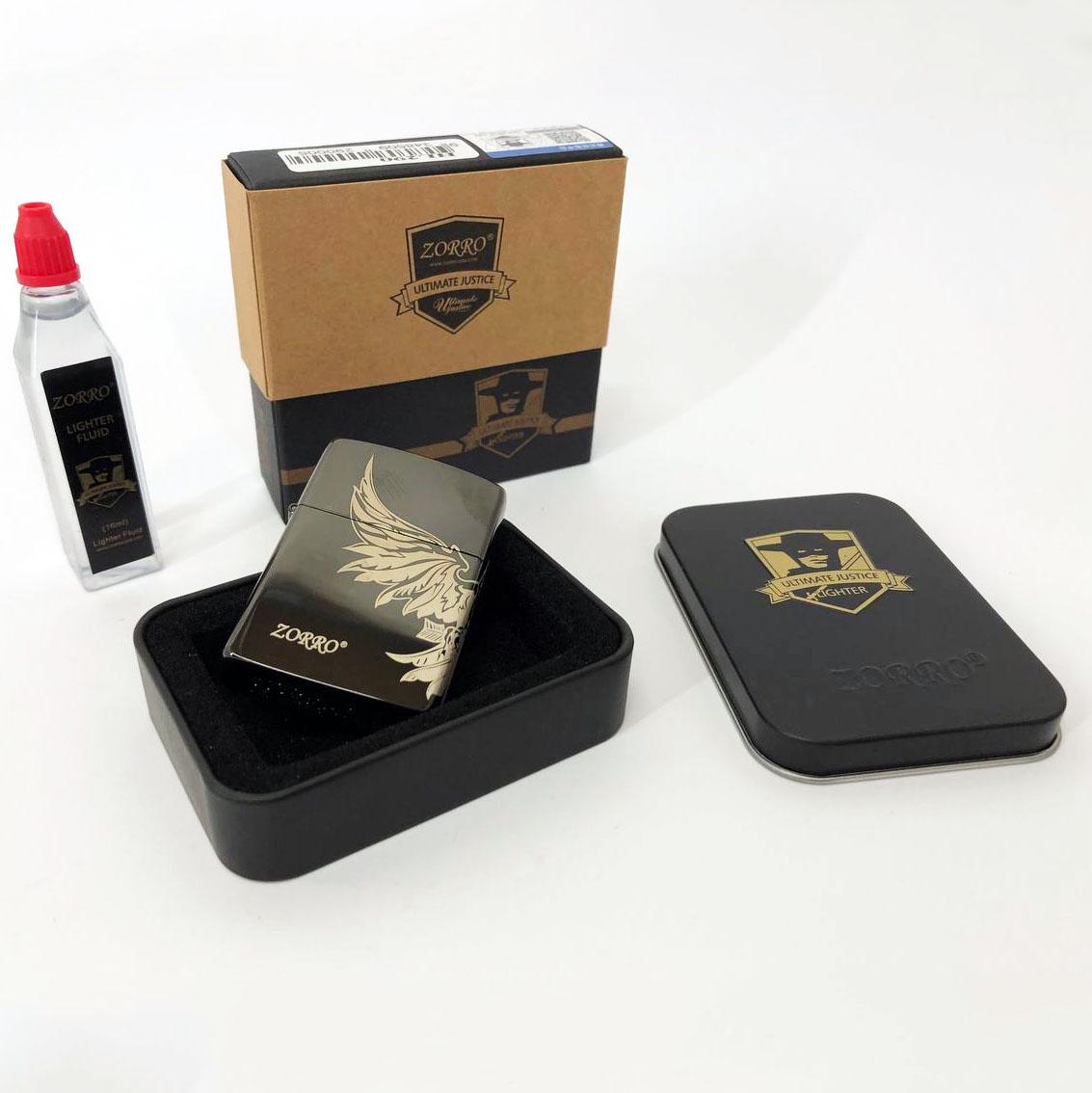 Набор для зажигалки бензиновая Zorro HL-290 Черный (310852) - фото 7 Набор для зажигалки бензиновая Zorro HL-290 Черный (310852) - фото 7
