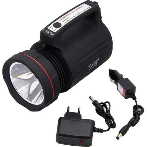 Ліхтар акумуляторний ручний GS-8006 9338 15 Вт Gold Silver (4500181) Ліхтар акумуляторний ручний GS-8006 9338 15 Вт Gold Silver (4500181)