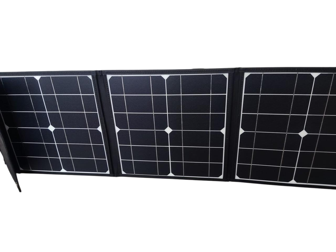 Панель солнечная складная портативная 75W 12V/5V Монокристалл