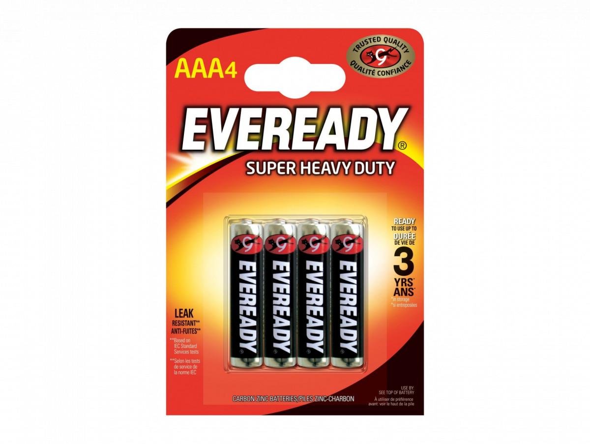 Батарейка Energizer Eveready AAА Super Heavy Duty 4 шт.