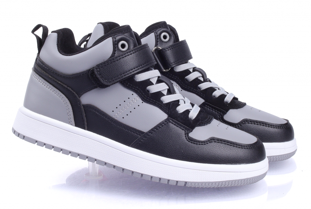 Осенние ботинки для мальчиков 823 р. 36 Серо-черный