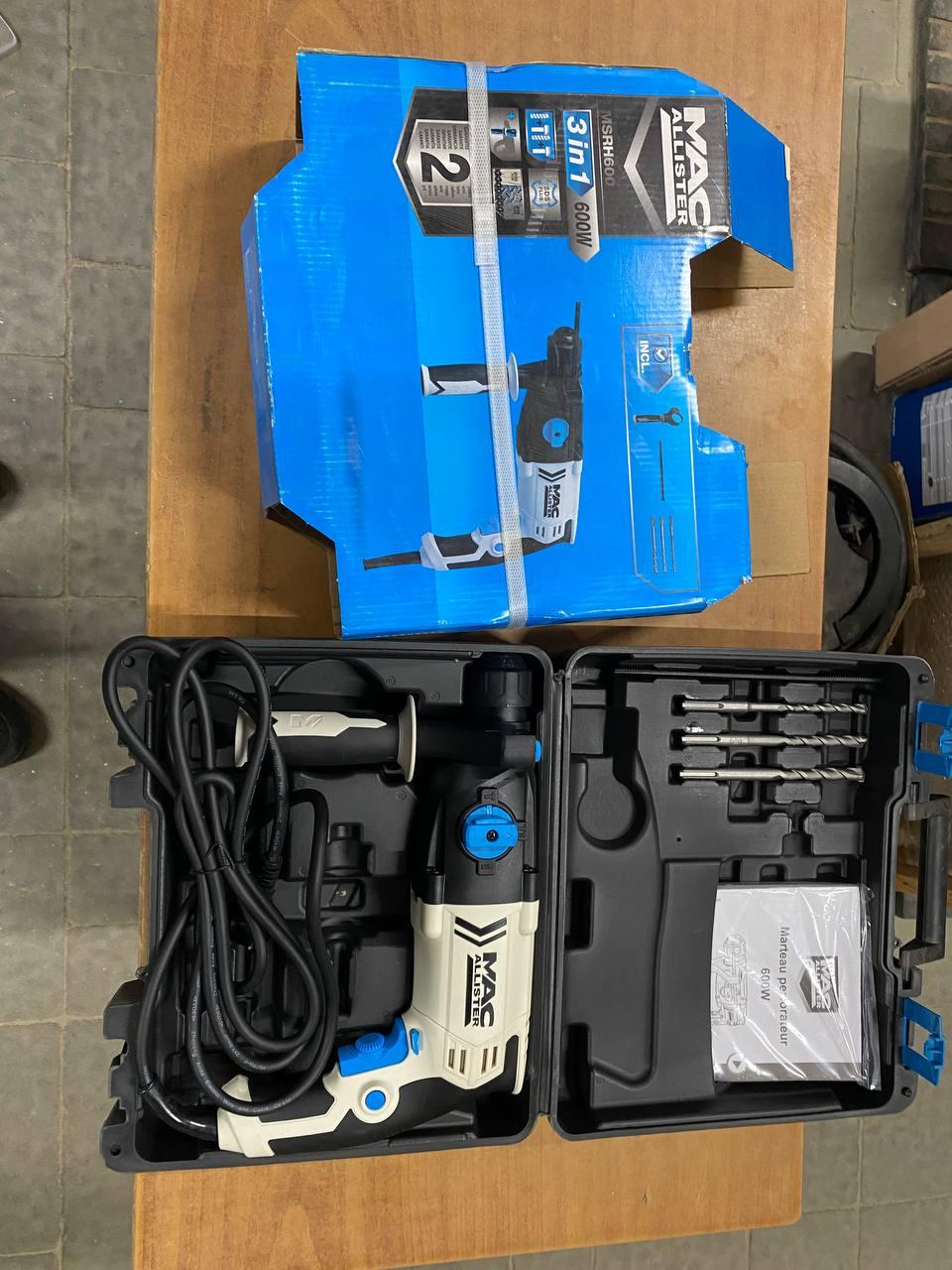 Перфоратор MacAllister SDS 600 W 2 кг (2462493992) - фото 8 Перфоратор MacAllister SDS 600 W 2 кг (2462493992) - фото 8