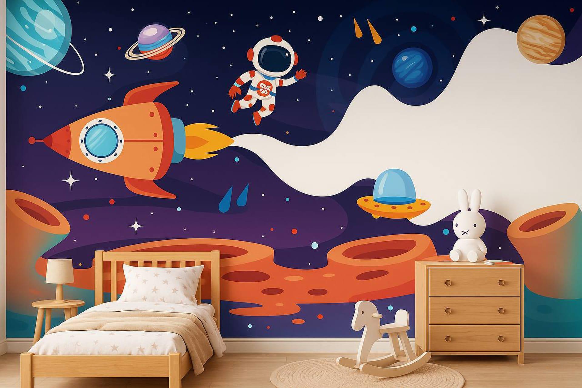 Фотообои флизелиновые Styleo Print-walls Космонавт 0137 400х250 см (Pw-0137/4)