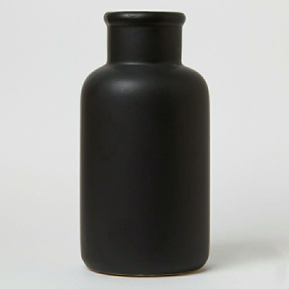 Ваза керамическая Decors Цилиндр D17-24 L Черный (DR001032)