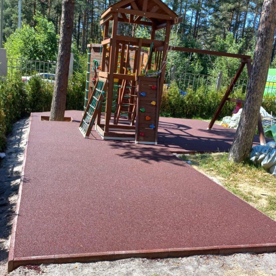 Бордюр гумовий PuzzleGym 1000х210х50 мм Зелений - фото 6