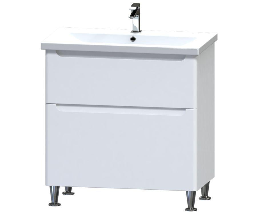 Тумба с умывальником напольная Aquarius SOFI AQ-U1209049063 100x82x44,6 см Белый (152918)