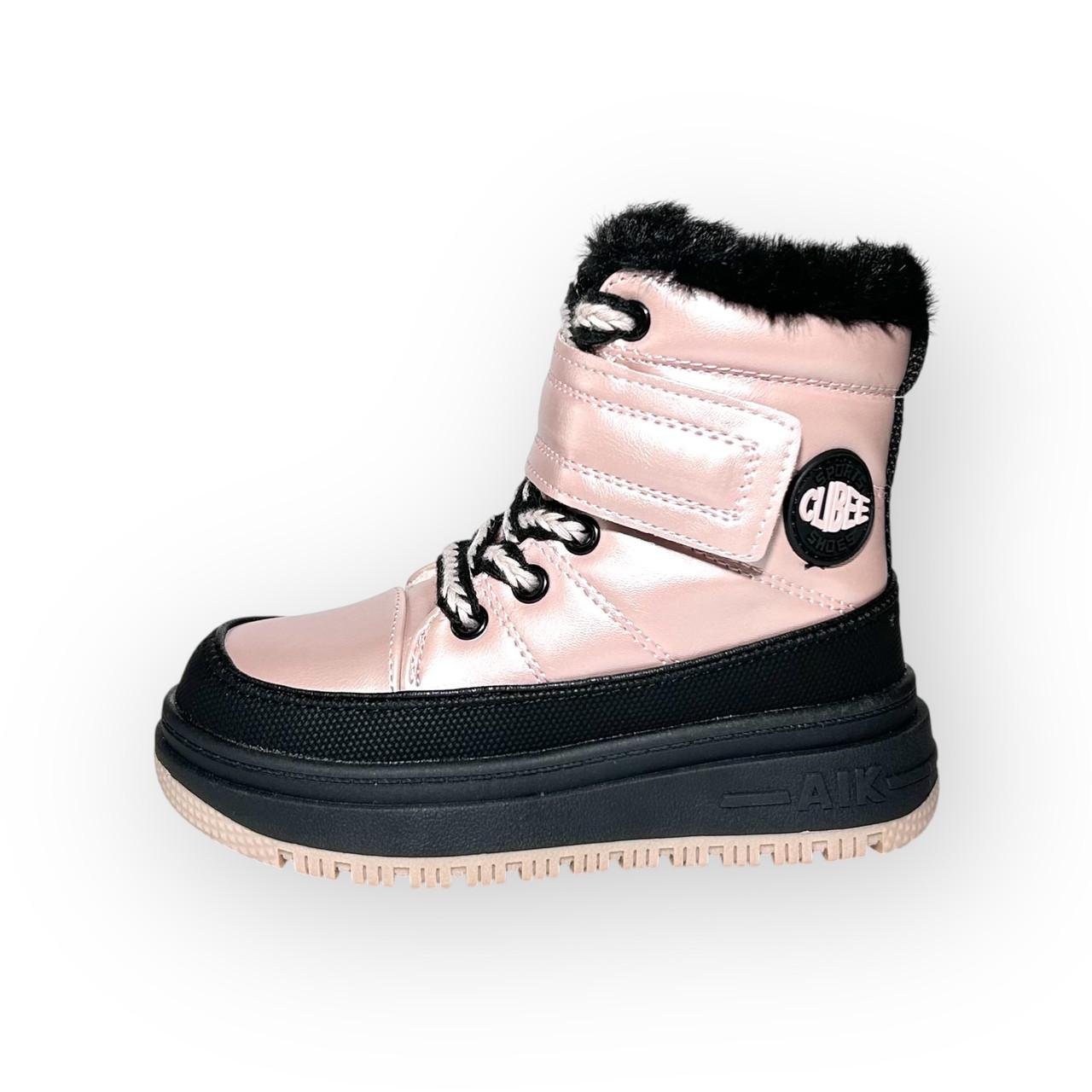 Сапоги детские зимние для девочки Clibee р. 28/18 см Розовый (HB532)