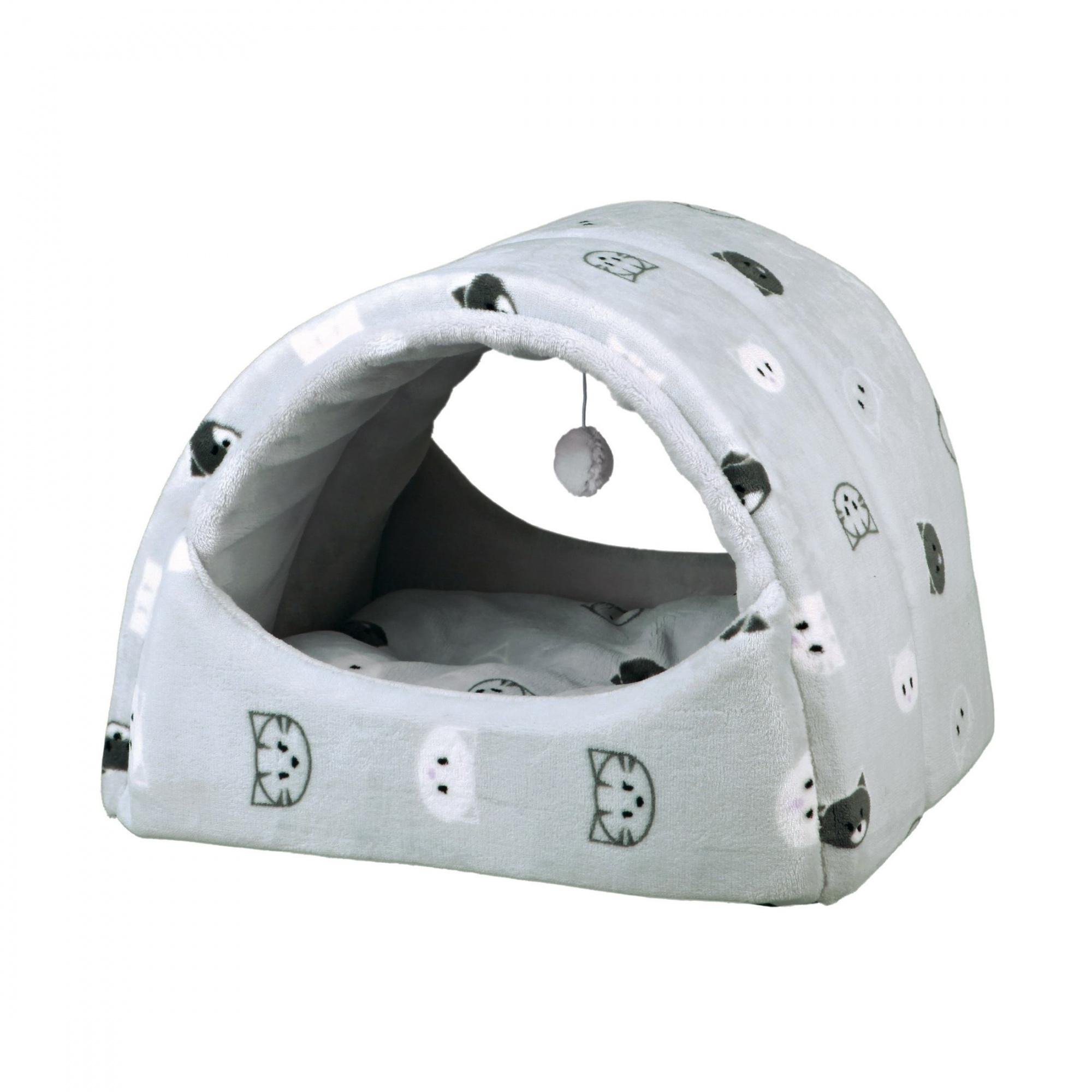 Домик-лежак для животного Trixie Mimi тунель 42х35х35 см Серый (36847)