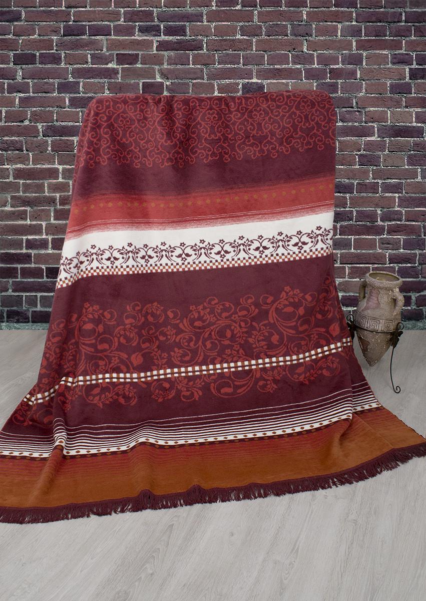 Плед Lotus Grace bordo хлопок 200х220 (2000022194044)