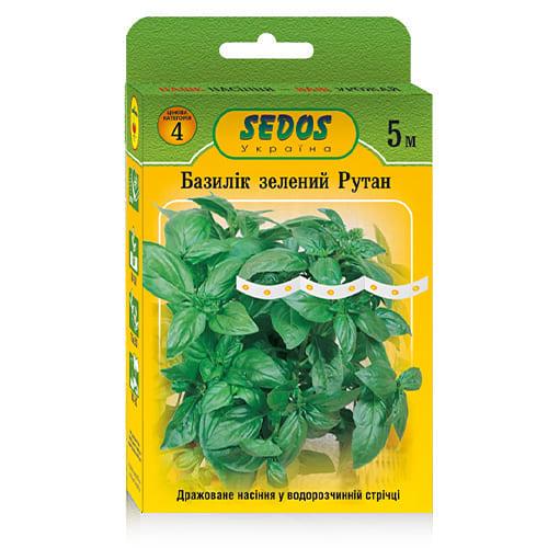 Семена Базилик зеленый Florium Рутан на ленте 5 м (18346)