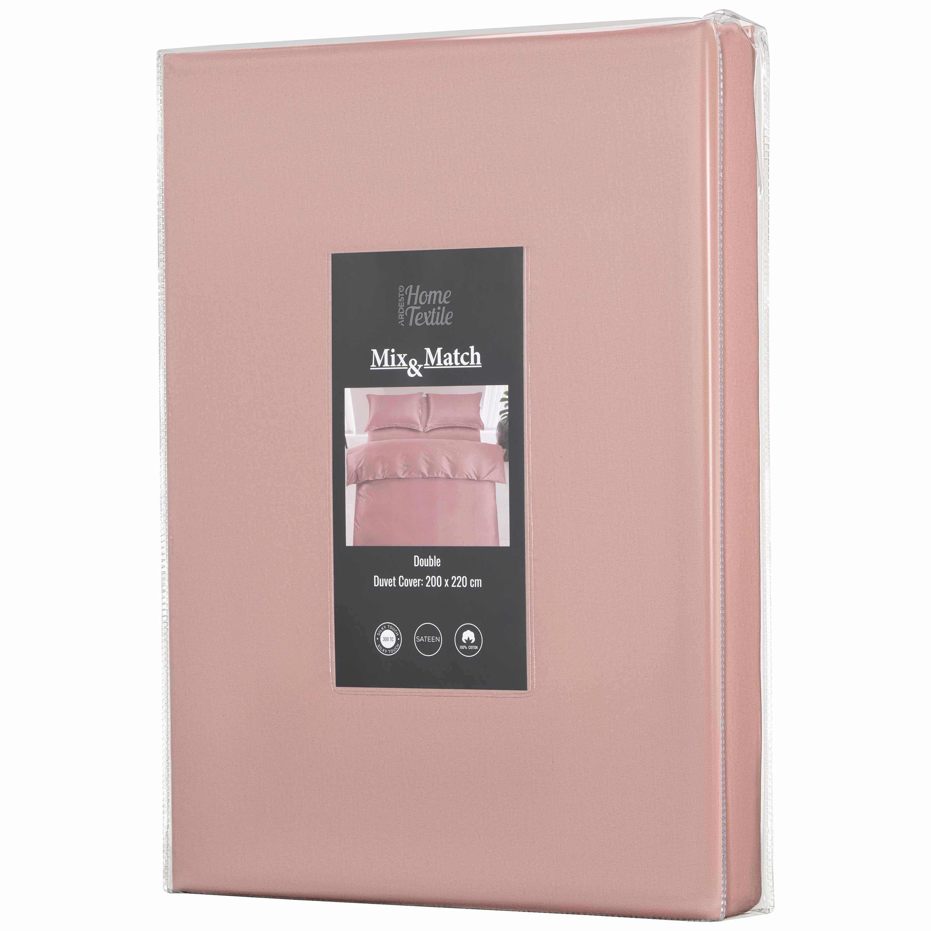 Підковдра Ardesto Mix&Match Premium 200х220 см Рожевий (ART2022DVU) - фото 3 Підковдра Ardesto Mix&Match Premium 200х220 см Рожевий (ART2022DVU) - фото 3