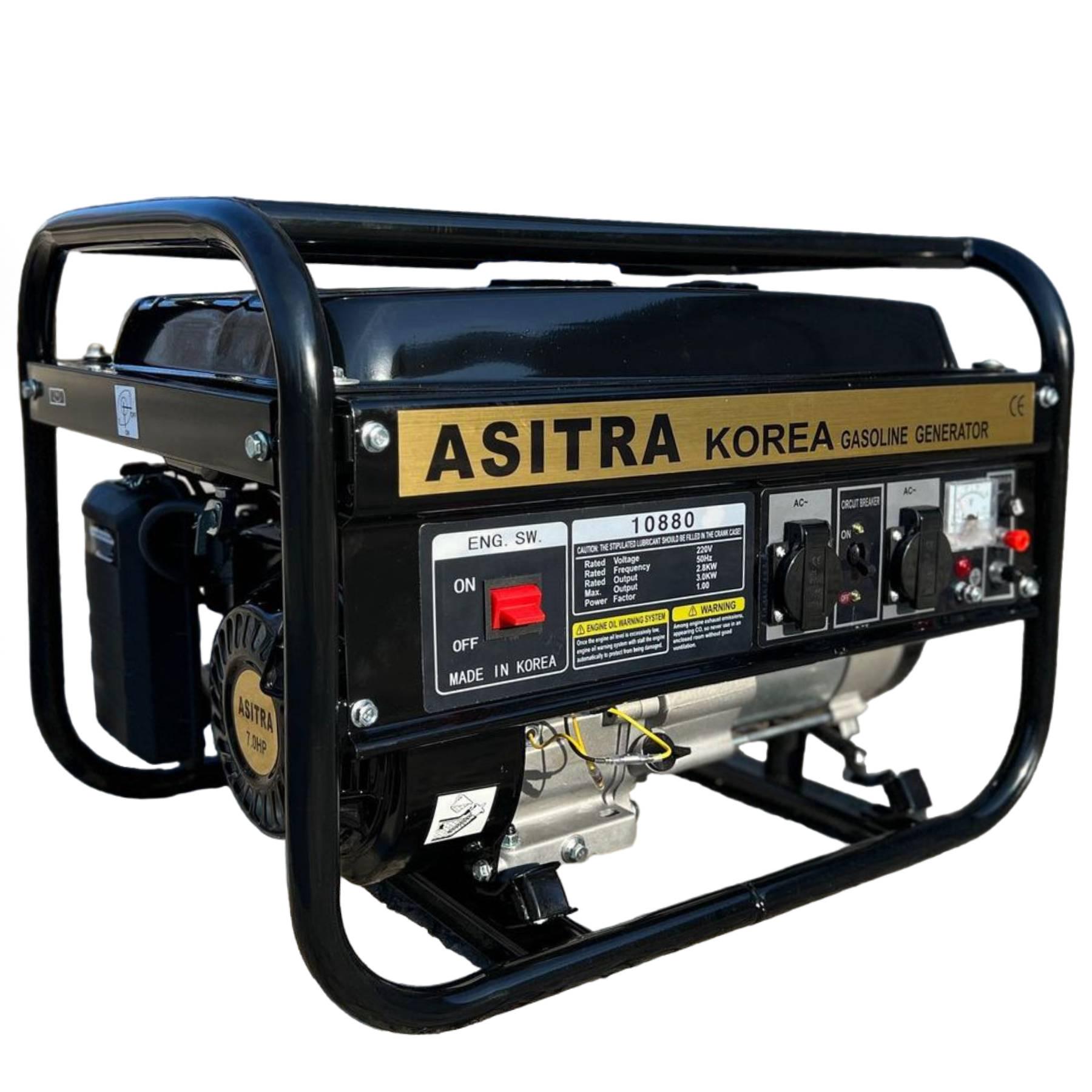 ᐉ Бензогенератор Asitra AST 10880 220 В 3 кВт 1 фаза медь (9002)