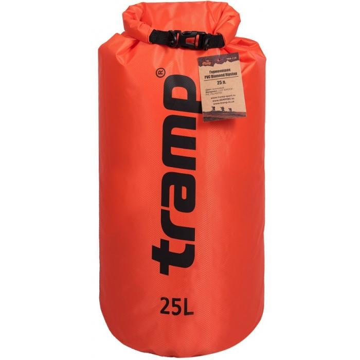 Гермомешок Tramp PVC Diamond Rip-Stop 25 л Orange (1042-TRA-118-orange)