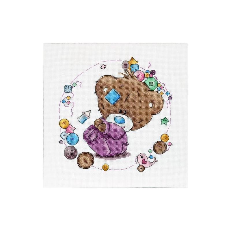 Набір для вишивки хрестиком Alisena 5014а Мишко (19417)